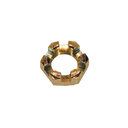 1/2-20 Steel Hex Slotted Jam Nut