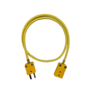 Patch cable, thermocouple, 1.5m K-style/m to K-style/f